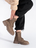 Creamy Beige Ankle Boots by Sergio Leone