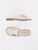 Light Beige Women's Flat Sandals