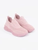 Pink sock-style sneakers