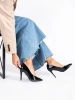 Glossy Black High Heels