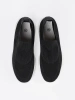 Light slip-on black sports shoes