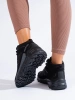 Sportowe buty trekkingowe damskie z wysoką cholewką DK czarne