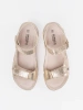 Women's classic gold sandals