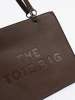 Coffee Shopper Bag with Embossed Inscription