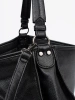 Classic Black Shoulder Bag