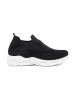 Light slip-on black sports shoes
