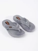 Men's grey pool flip-flops
