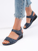 Blue Comfort Strap Sandals