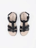 Comfortable women's black sandals