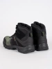 Warm Black and Green Trekking Boots