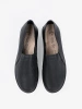 Women's black platform loafers