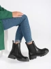 Black Chelsea Platform Boots