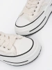 White Women's Platform Sneakers