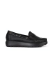 Stylish black women's loafers