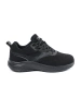 Black lightweight men's sports shoes