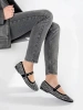Black Studded Flats