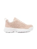 Lightweight Pink Perforated Sneakers