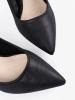 Black Suede Stiletto Pumps
