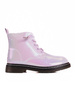 Shiny Pink Ankle Boots
