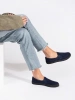 Granatowe trampki wsuwane slip on