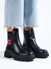 Black Platform Chelsea Boots