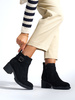 Black Suede Ankle Boots