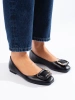 Chic Black Square-Toe Flats