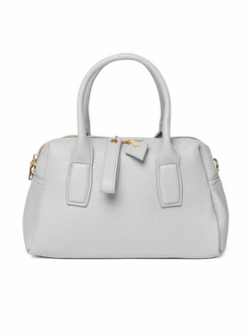Gray shoulder bag