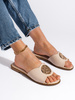 Chic Beige Slip-On Sandals