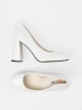White Patent Pumps