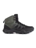 Black and Green High Trekking Boots