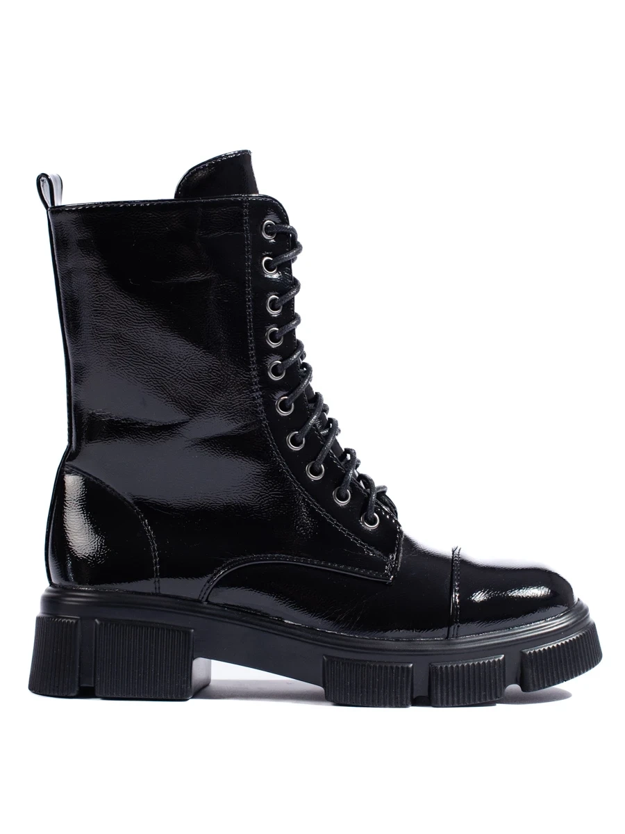 Lace-Up High Shaft Boots