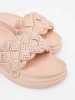 Pink sliders with crystals