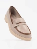 Women's Elegant Beige Loafers