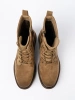 Classic Suede Worker Boots in Brown Shade