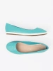 Blue women's ballerinas