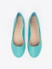 Blue women's ballerinas