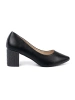 Black Pumps on an Impressive Column Heel