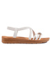 Comfort White Chunky Sole Sandals