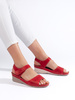 Red Velcro Sandals