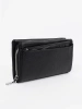 Black large women's wallet
