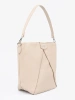 Beige shoulder bag