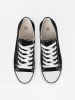 Women's black sneakers