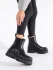 Black Platform Ankle Boots