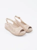 Light gold comfortable sandals
