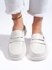 Cozy White Slip-On Sandals