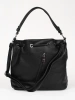 Women's Black Bucket Bag