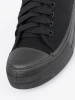 Comfortable black low-top sneakers