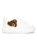 White Sporty Bear Sneakers