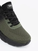 Light dark green men's sports shoes